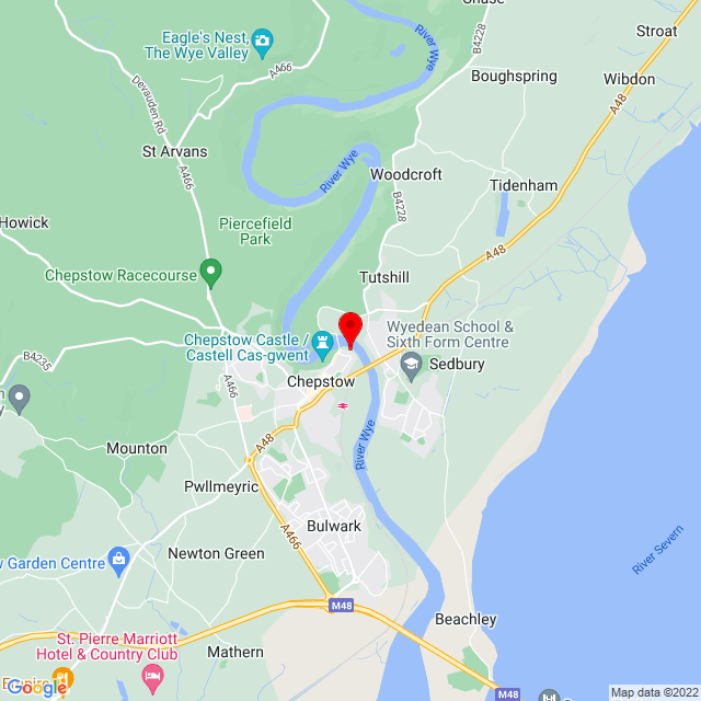 Google maps location of Mary Monson Solicitors Chepstow office