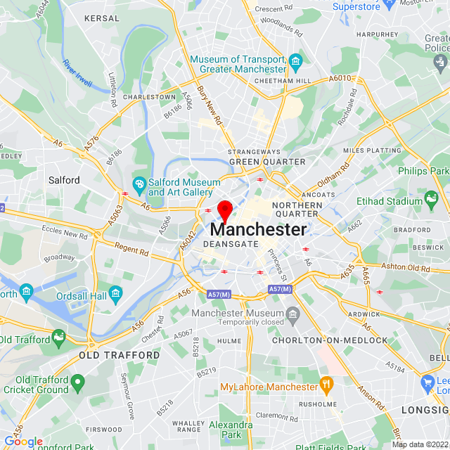 Google maps location of Mary Monson Solicitors Manchester office