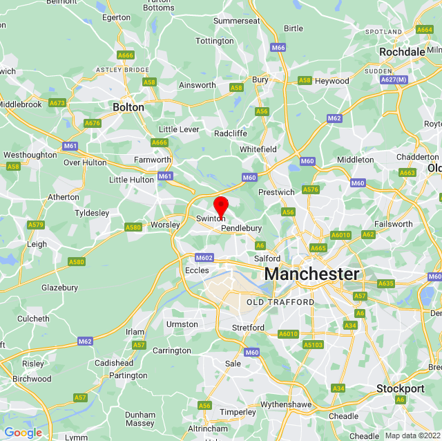 Google maps location of Mary Monson Solicitors Salford office
